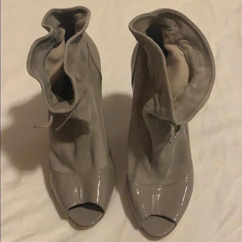 Bally’s Patent and Suede Leather Booties